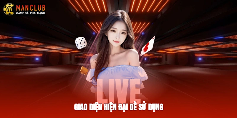 Giao diện hiện đại, dễ sử dụng